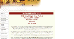 Desktop Screenshot of lmsugarbush.com